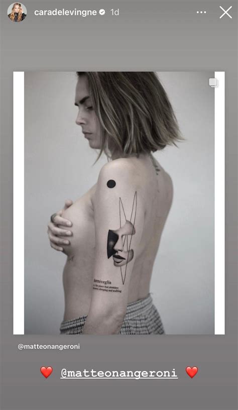 Cara Delevingnes New Tattoo Appears To Have A Typo See Photos Teen Vogue