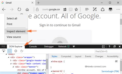 How To Open Microsoft Edge Inspect Element And View Source