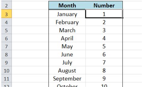 7 Ways To Convert Excel Month Names To Numbers And Numbers Otosection