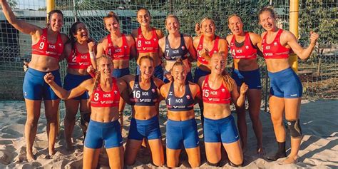 Norwegian Womens Beach Handball Team Fined For Wearing Shorts Instead