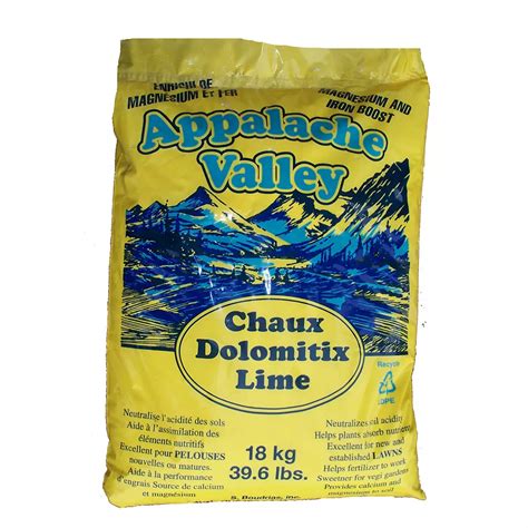 Appalache Valley Dolomitic Lime 18kg The Home Depot Canada