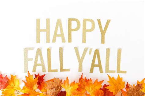 Happy Fall Yall Banner Glitter Fall Banner Fall Home Etsy