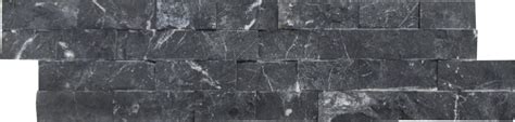 Black Marble 6x24 Splitface Ledger Stone — Stone Avenue