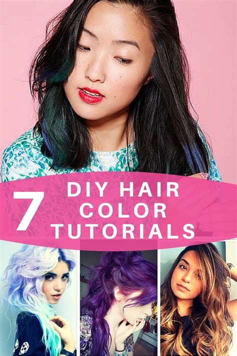 7 Diy Hair Color Tutorials You Have To See And Try Project