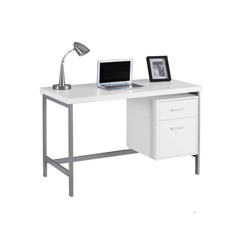 Monarch 48 Metal Computer Desk In White Cymax Business