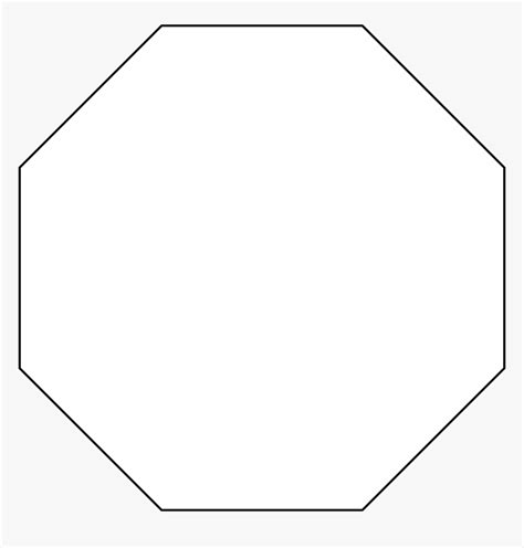 A regular octagon has schläfli symbol {8} and can also be constructed as a quasiregular truncated square, t{4}. Octagon Shape Png - Outline Of An Octagon, Transparent Png ...