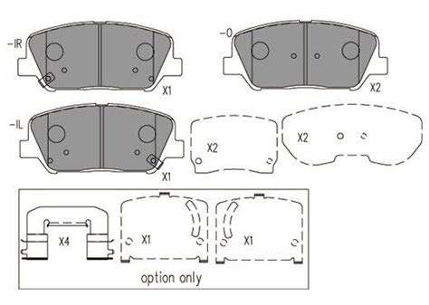 Disc Brake Pad Set Super Brakes Dash Brake Smd Fits Hyundai