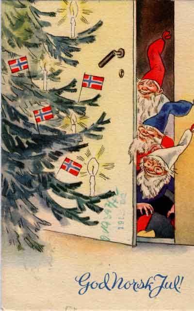 Nordic Thoughts Vintage Norwegian Christmas Postcards Norwegian