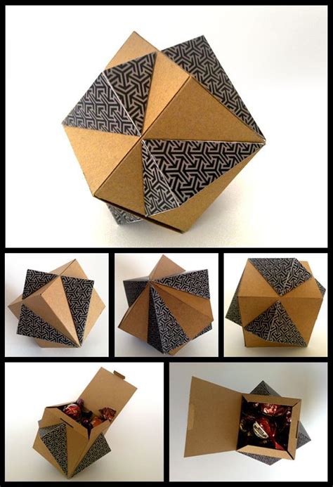 Papercraft Download, Art Cube, Exploding Box Card, Miniature Gift, Cube