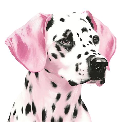 Pink Dalmatian Print Dalmatian Dog Dalmatian Spots Dog Png