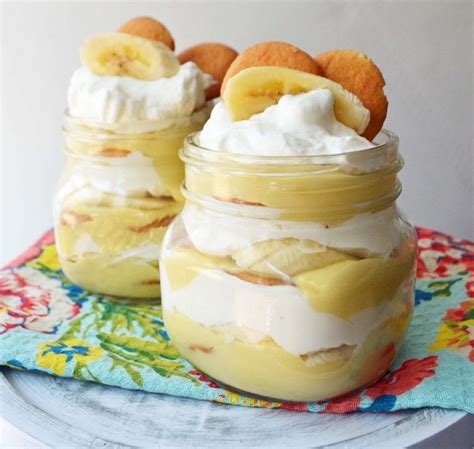 Homemade Banana Pudding Dessert Modern Honey