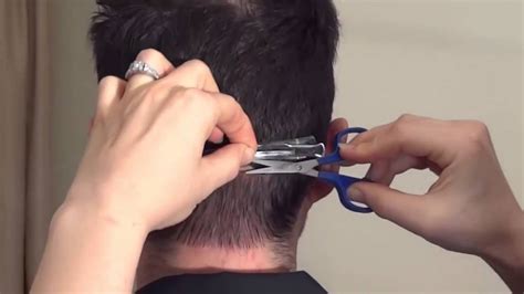 How To Cut A Hair Sample On Short Hair Youtube