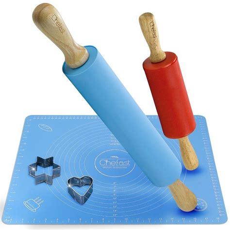 Non Stick Rolling Pin And Pastry Mat Set 35 Off With Promo Code