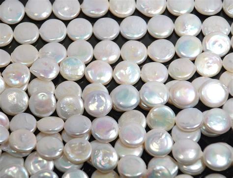 Coin Pearl Cultured Freshwater Pearls Big Size Coin Pearl