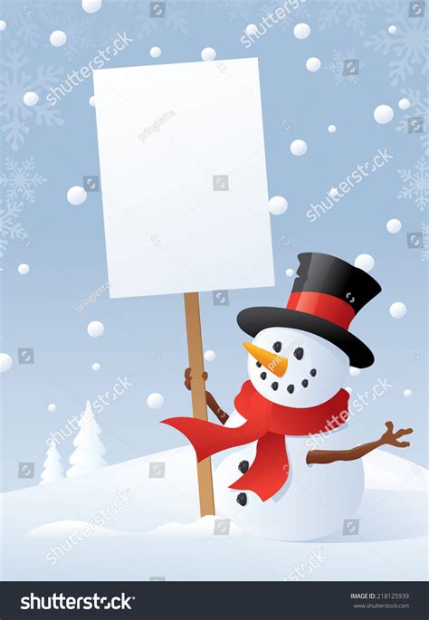 1372 Snowman Holding Sign Images Stock Photos And Vectors Shutterstock