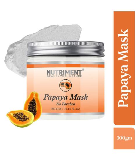 Nutriment Papaya Mask For Hydrating Skin Paraben Free Face Mask 300