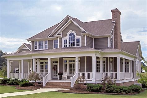 Country Farmhouse With Wrap Around Porch 16804wg Architectural