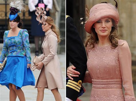 The duchess of cambridge's mom wore a stunning mint arrangement by catherine walker, the same label she wore at will and kate's wedding in 2011. Fellow royals and wedding guests wore chic lids by Philip ...