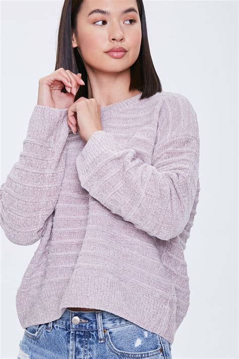 Chenille Ribbed Sweater
