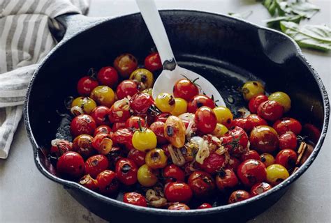 Blistered Cherry Tomatoes Whats Gaby Cooking