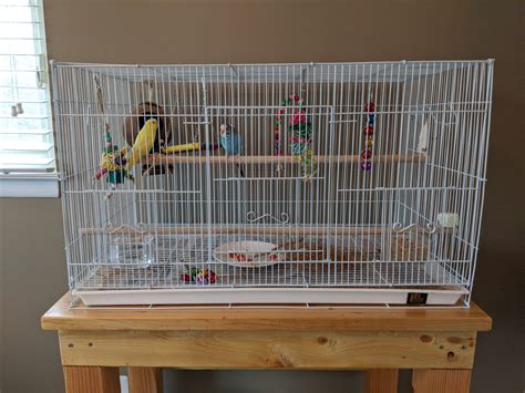 Diy Bird Cage Stand With Storage
