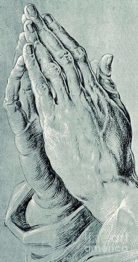 Praying Hands Also Known As Study Of The Hands Of An Apostle Drawing