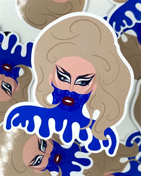 Rupauls Drag Race Uk Top 5 Stickers Digital Art Hand Etsy