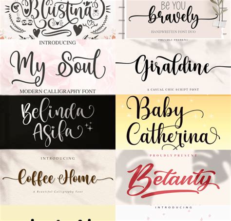 10 New Free Beautiful Calligraphy Fonts Part 3 Ave Mateiu