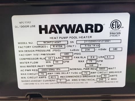 The heat pump compressor uses the bulk of the electricity in a geothermal hvac system. Hayward Heat Pump For Pool Wiring - Electrical - DIY Chatroom Home Improvement Forum