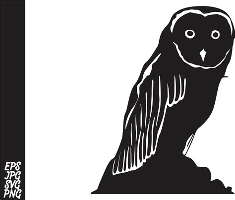 Barred Owl Silhouette Clip Art Owls Png Download 13481314 Free