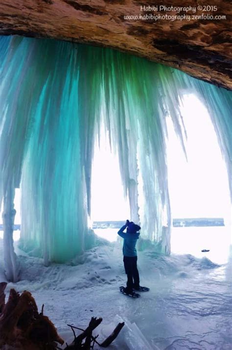 Visit The Grand Island Ice Caves In Munising Michigan