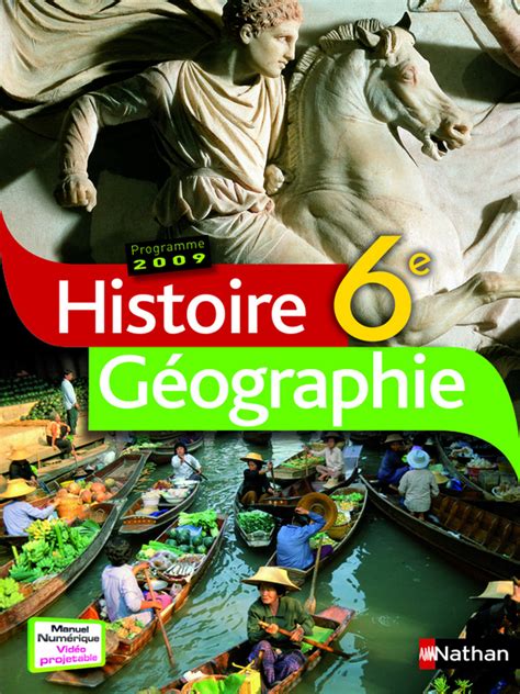 Histoire Géographie 6e Livre De Lélève 9782091717302 Éditions Nathan
