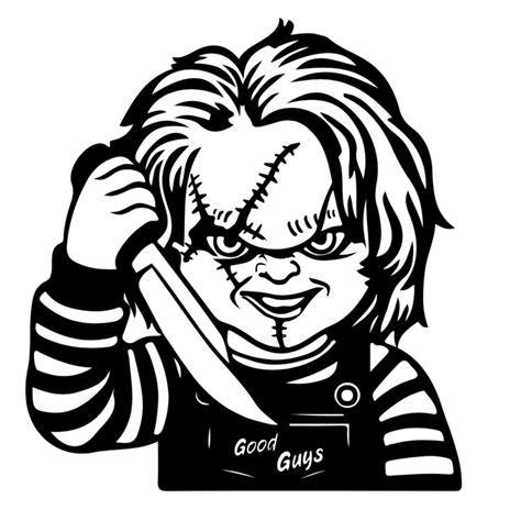 Childs Play Chucky Decal Etsy