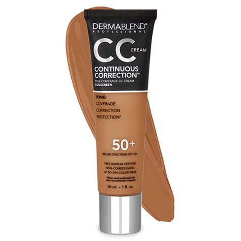 Dermablend Continuous Correction Cc Cream Spf 50 From Dermablend