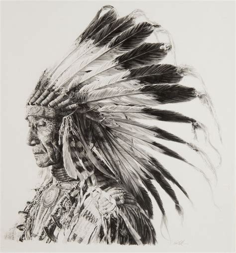Native American Chief Drawing At Getdrawings Free Download