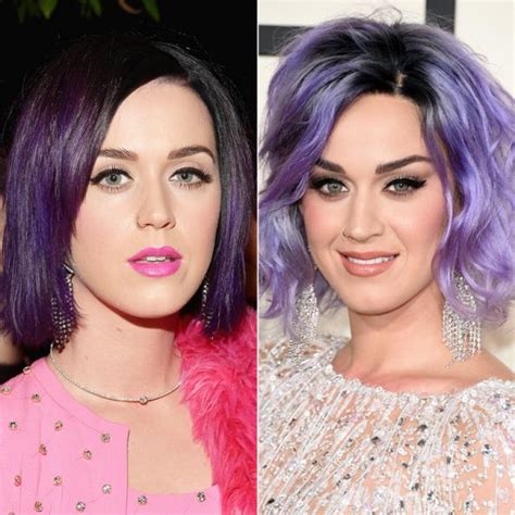 Grammys 2015 Katy Perry Debuts Pastel Purple Hair