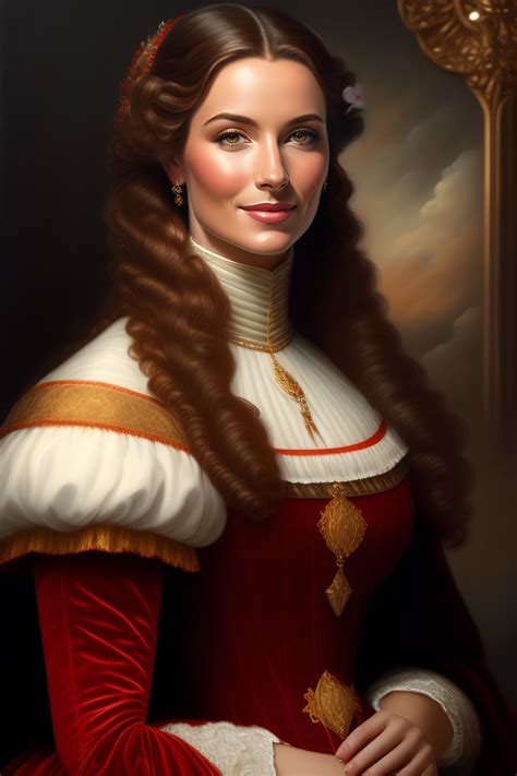 Lexica Hd Realistic Painting Of A Lady Full Body In An Old English Style