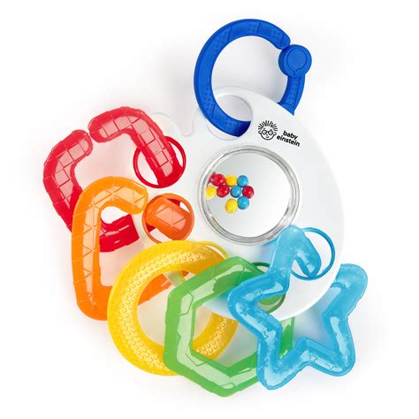 Baby Einstein Shake Rattle And Soothe Take Along Textured Teether Toy