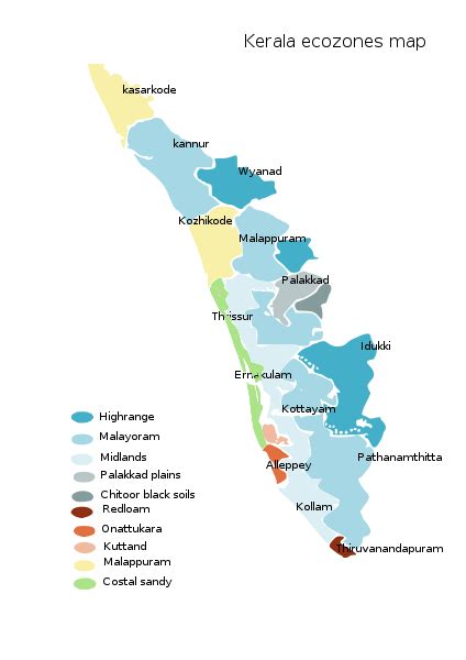 Kerala Map Png My Maps
