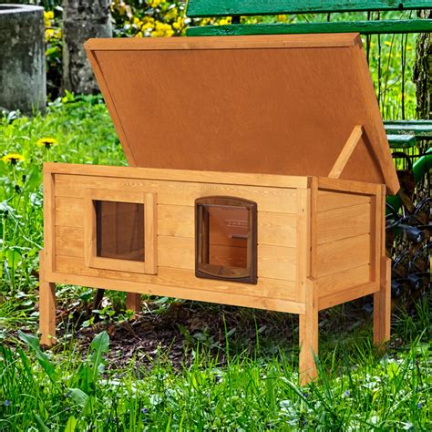 Home And Roost Extra Large External Self Heating Outdoor Cat House