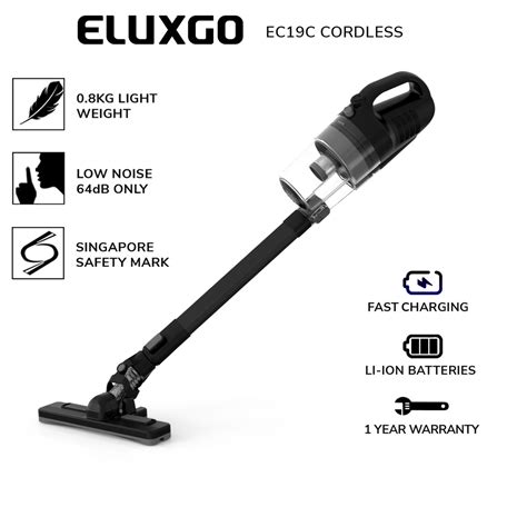 Eluxgo Ec C Cordless Vacuum Cleaner Singapore Brand Shopee Singapore