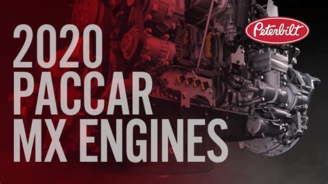 The 2020 Paccar Mx Engines Engineering Peterbilt Company Work