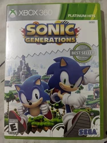 Jogo Sonic Generations Xbox 360 Ntsc Em Dvd Original Parcelamento Sem