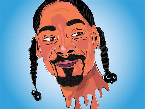 Snoop Dogg Vector Portrait By Vadim Voloshyn On Dribbble
