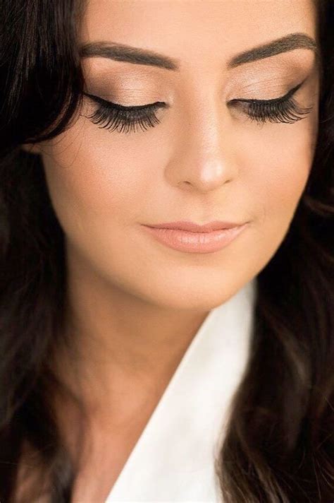 36 Bright Wedding Makeup Ideas For Brunettes Wedding Forward Romantic Makeup Wedding Makeup