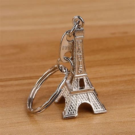 Retro Mini Paris Eiffel Tower Keychain Playfulbootique