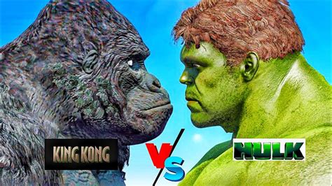 THE INCREDIBLE HULK VS KING KONG EPIC FIGHT GTA 5 YouTube