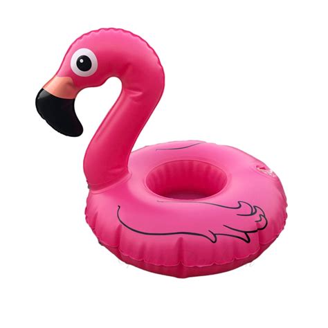 Need a drink holder that floats next to you in the pool? Flamingo Cup Holder Float - Misty Daydream