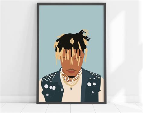 Juice Wrld Poster Minimalist Art Print Etsy