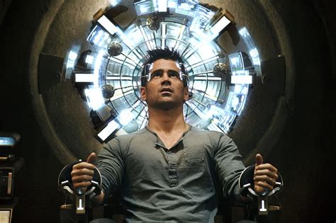Hd Wallpaper Fiction Frame Action Colin Farrell Total Recall
